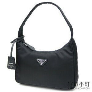 Prada Tessuto Nero Black Bag Re Edition Triangle Logo Hobo Shoulder